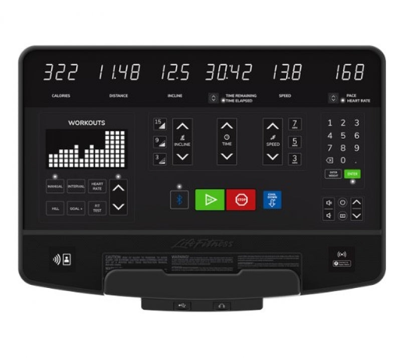 Life Fitness Aspire Elliptical with SL Console, Arctic Silver