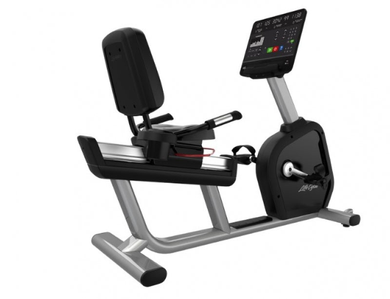 Life Fitness Aspire Recumbent Bike with SL Console, Arctic Silver