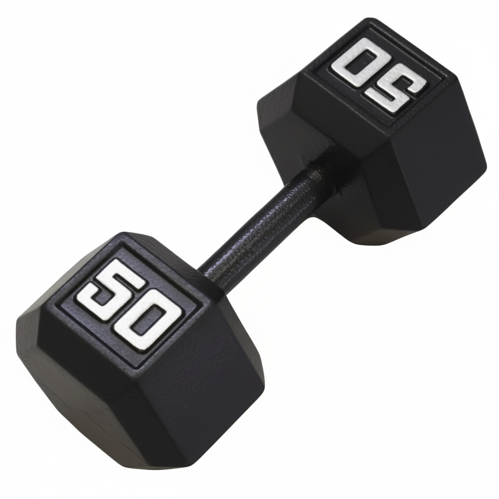 Gronk Cast Hex Dumbbell - Black