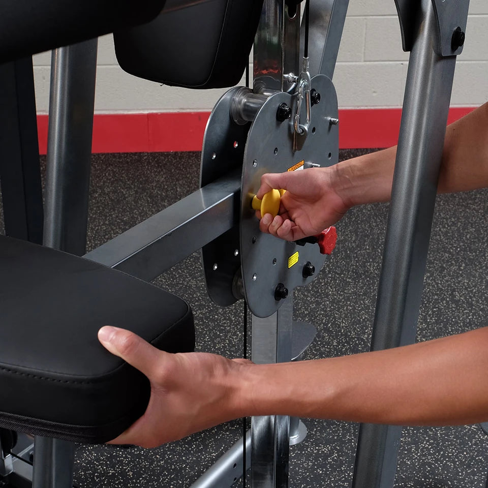 Body Solid FCD-STK Pro Select Weight Assist Chin-Up Dip Body Solid Home Gym, Small; Single stack or a-frame double stack (functional trainer). 5 functions or less DSCF7964__28280.1735662094