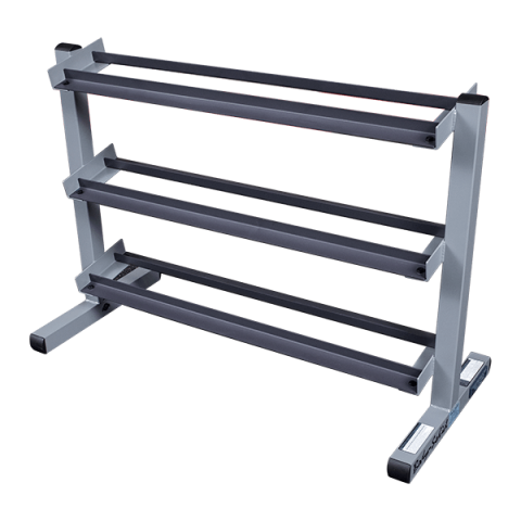 Body Solid GDR363 3-Tier Dumbbell Rack - Final Stock Body Solid Dumbell racks, power block stand, plate and bar storage, kettlebell racks, ball racks GDR363_DSF6409-master_600px-480x480