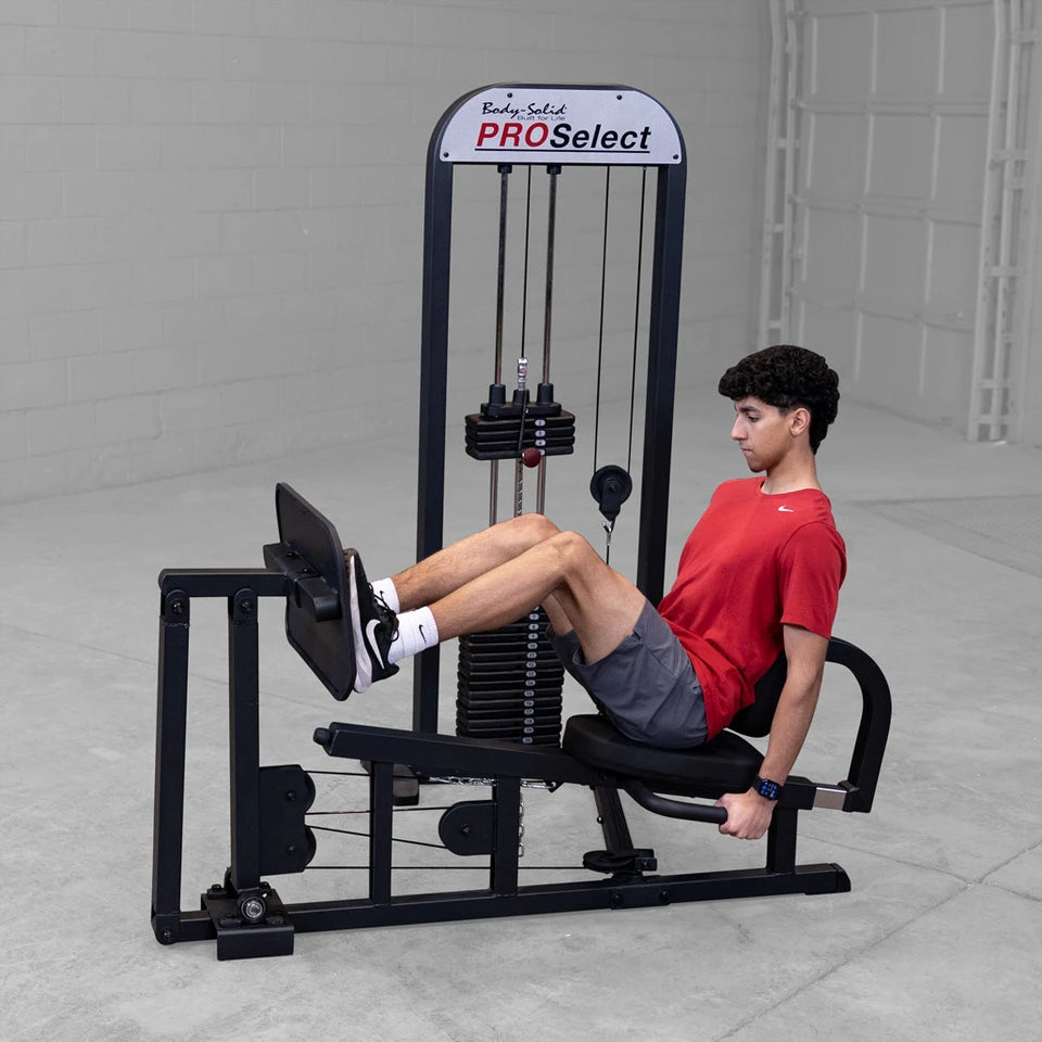 Body Solid GLP-STK Pro Select Leg Press Body Solid Selectorized, single stack, assembly required GLPB-with-STK_0O2A4650-1028__44164.1775755631
