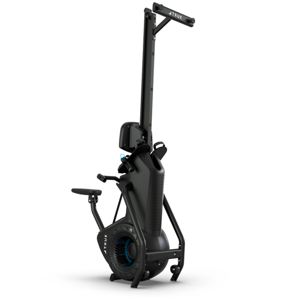 True - Ro Rowing Machine - Matte Black TRUE Rowers, Cross-Row RO-0A-35-Stowed_960-600x600