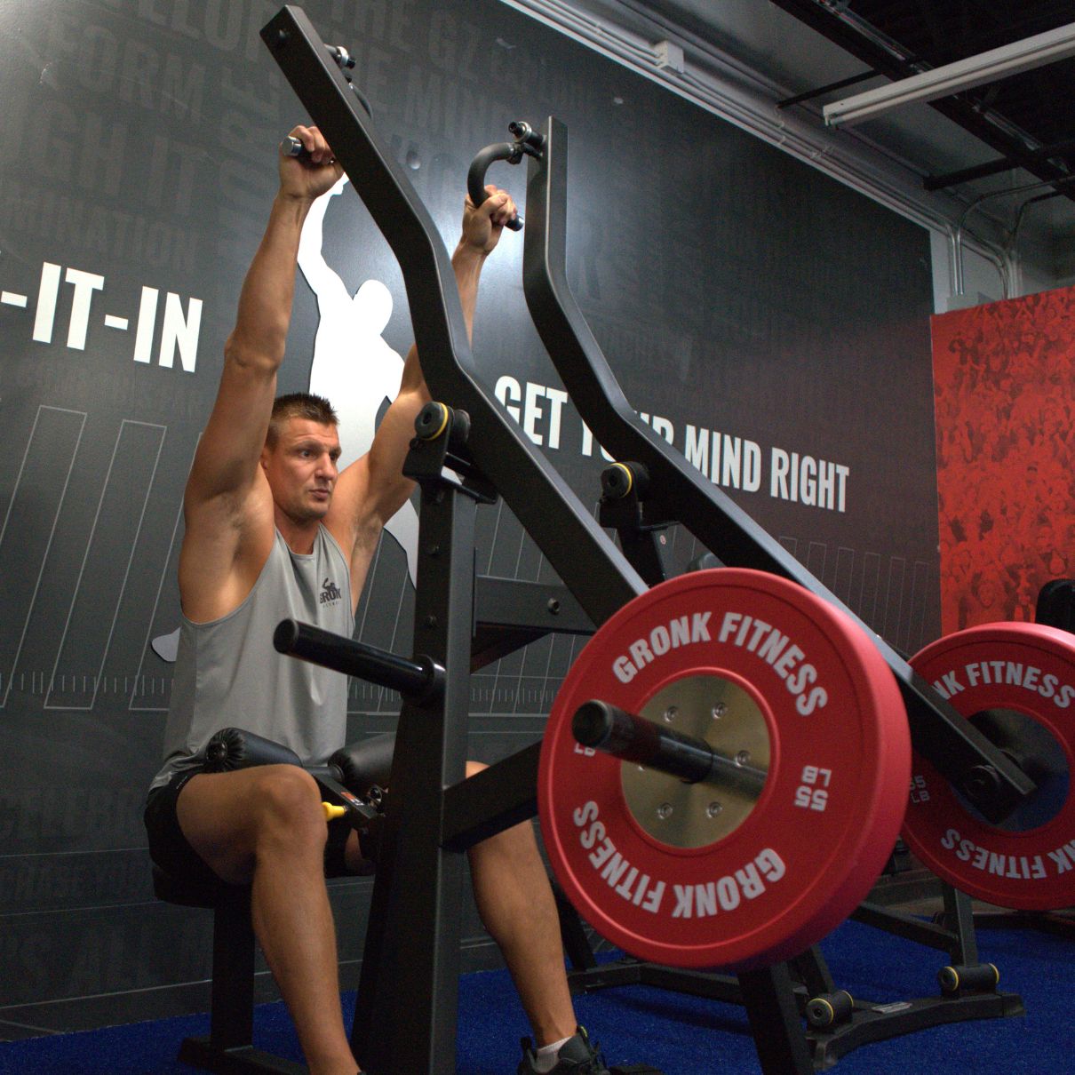 Gronk Fitness Plate Loaded Lat Pulldown - 50% OFF! - Discontinued