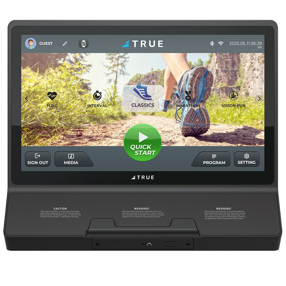 TRUE T22 touchscreen console for the TRUE Performance 3000 treadmill