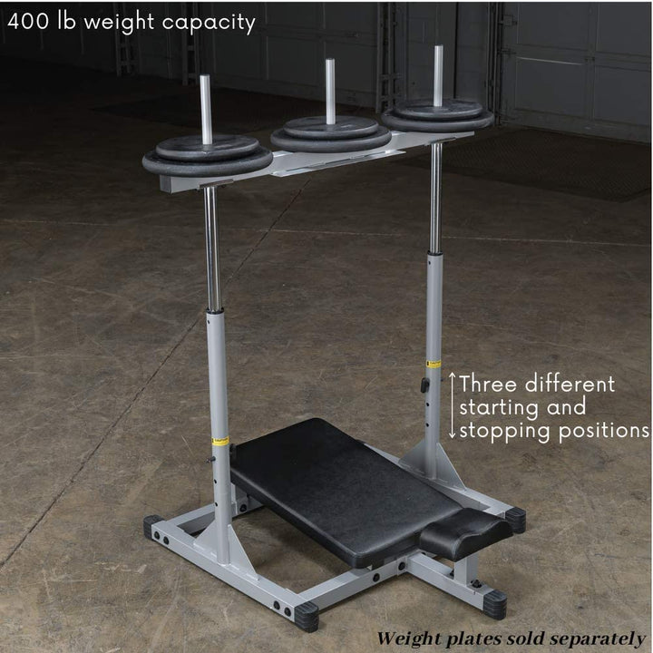 Powerline Vertical Leg Press | PVLP156X Body Solid Modular; preacher curl, vkr, ab, roman chair body-solid_powerline-vertical-leg-press-pvlp156x_view-2