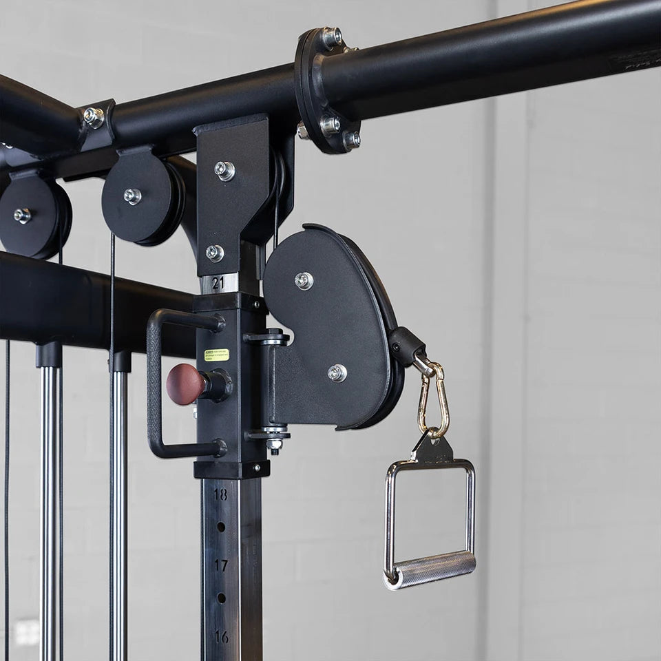 Body Solid - SJG Jungle Gym - 8 Weight Stacks - 210 lb Body Solid MJ Station, 2 stack body-solid_sjg-jungle-gym_detail-pulleyhandle_57c5ee9f-f72e-4e99-b990-94196ca06ed1