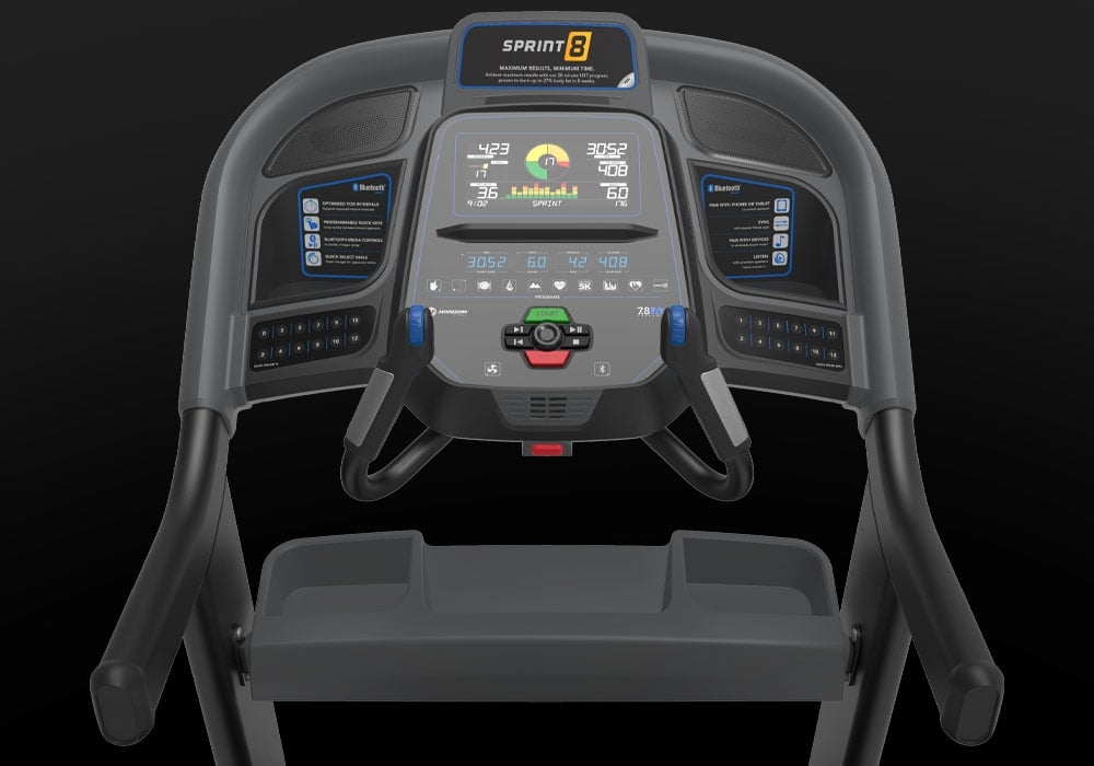 Horizon Fitness 7.8 AT Treadmill Horizon Treadmills under 350lbs horizon-fitness_7-8-at-treadmill_console-detail