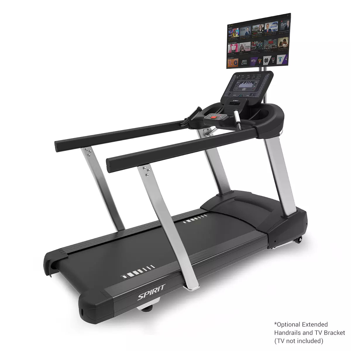 Spirit CT800 Treadmill - Final Stock Spirit Treadmill; Residentail Commercial Frame over 350lbs r_34_rear_view_tv-2_jpg_dca45724-ab08-4566-8056-4de802fc4f4b