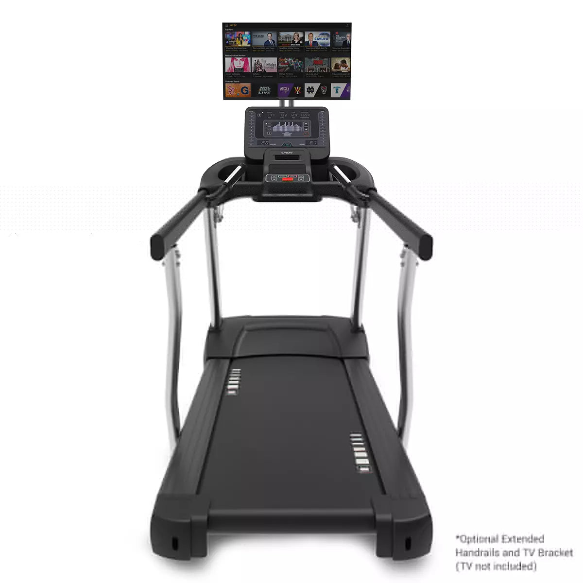 Spirit CT800 Treadmill - Final Stock Spirit Treadmill; Residentail Commercial Frame over 350lbs rear_view_tv_jpg
