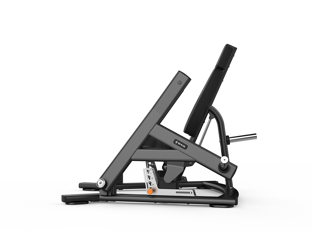 Shua G6902 Iso Decline Chest plate loaded machine, studio render 4 of 4