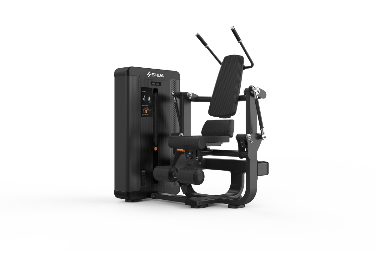 Shua G8814 Abdominal selectorized machine, studio render 3 of 3
