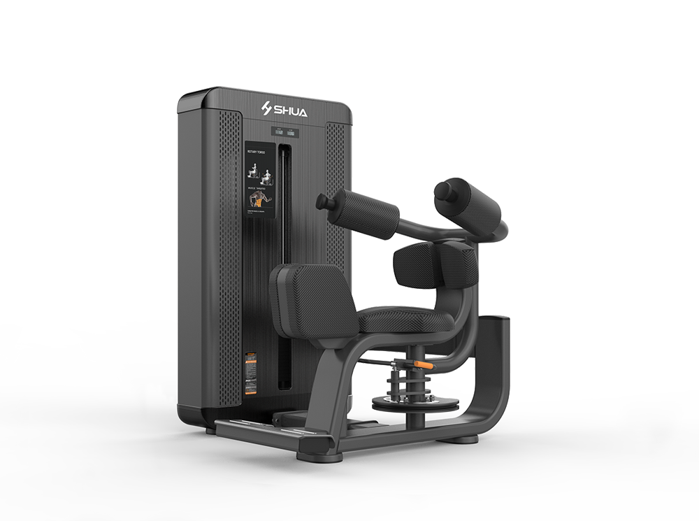 Shua G8822 Rotary Torso selectorized machine, studio render 1 of 2