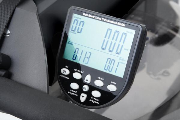 WaterRower M1 HiRise close-up of performance monitor
