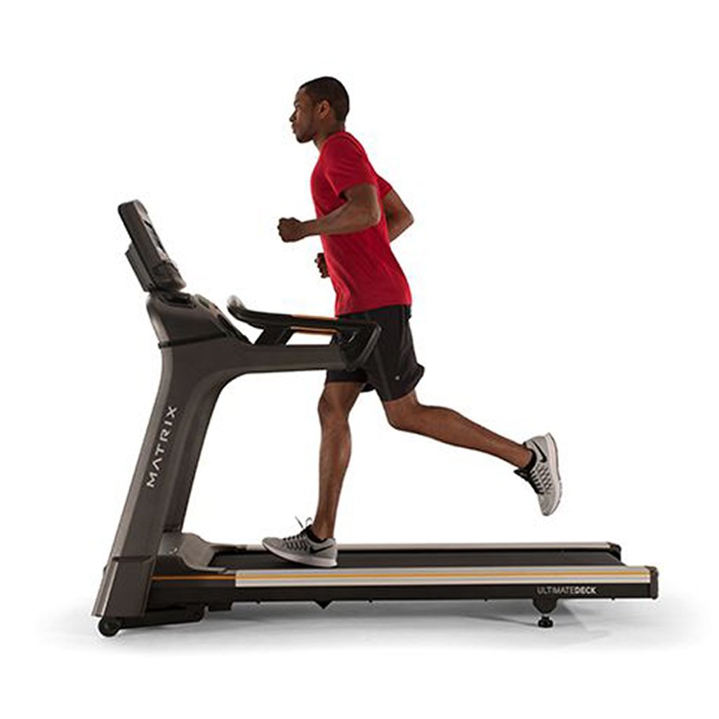 The Matrix T50 Treadmill includes a welded frame, durable Ultimate Deck, exclusive Johnson Drive System and convenience features to redefine the workout experience in amazing ways.