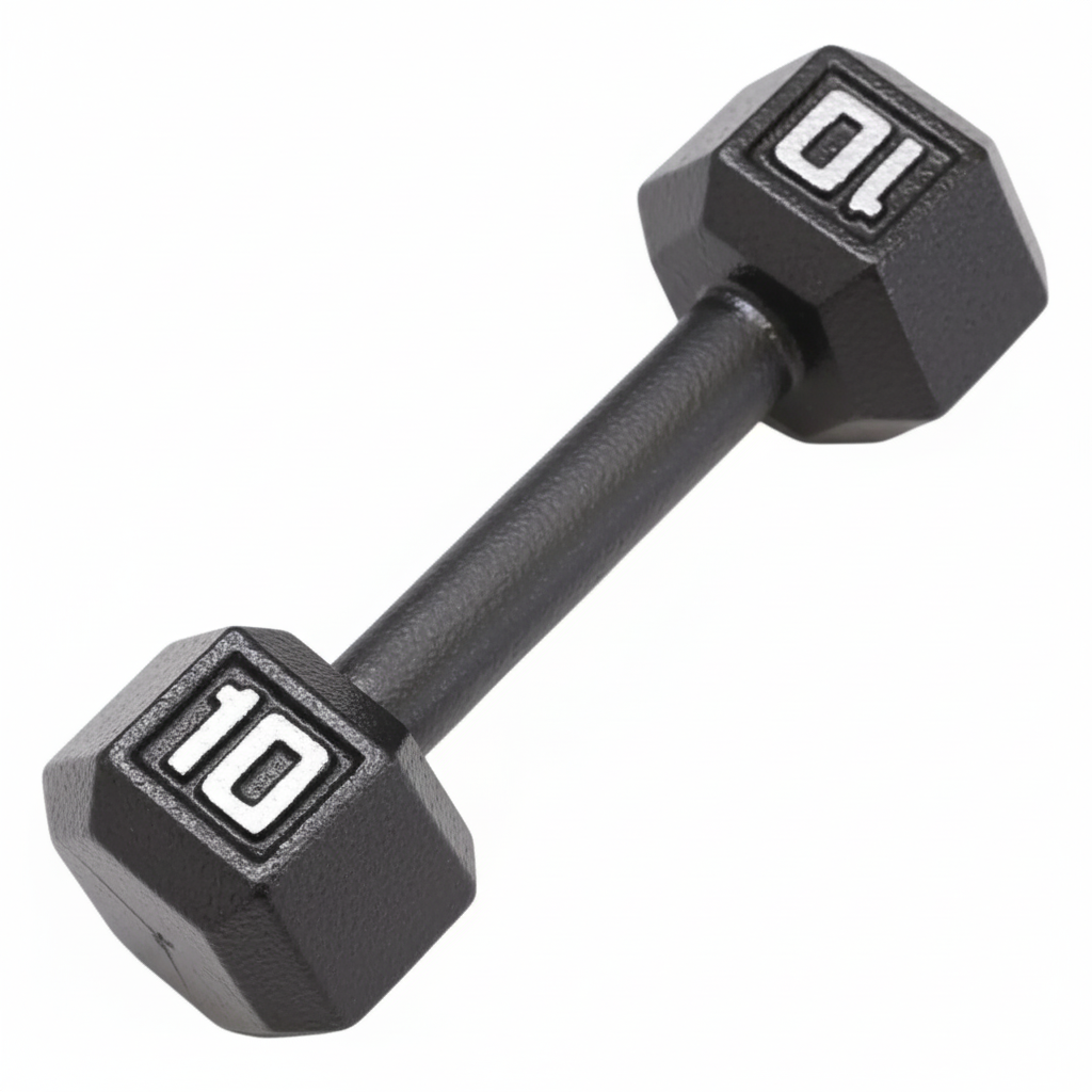 Gronk Cast Hex Dumbbell - Black