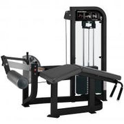 Hammer Strength Select Leg Curl side view in black