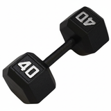 Gronk Cast Hex Dumbbell - Black