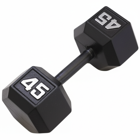 Gronk Cast Hex Dumbbell - Black