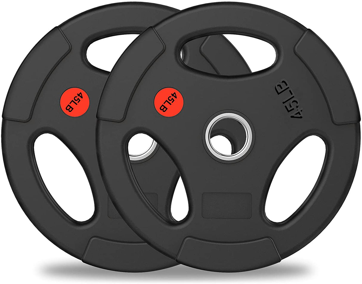 Premium Olympic Plates - Rubber Grip G&G Fitness Equipment Variant(s) - LBWeight 45_lb_plate_2048x2048_d581b7bb-507b-4b1f-96ac-4477d53a2613