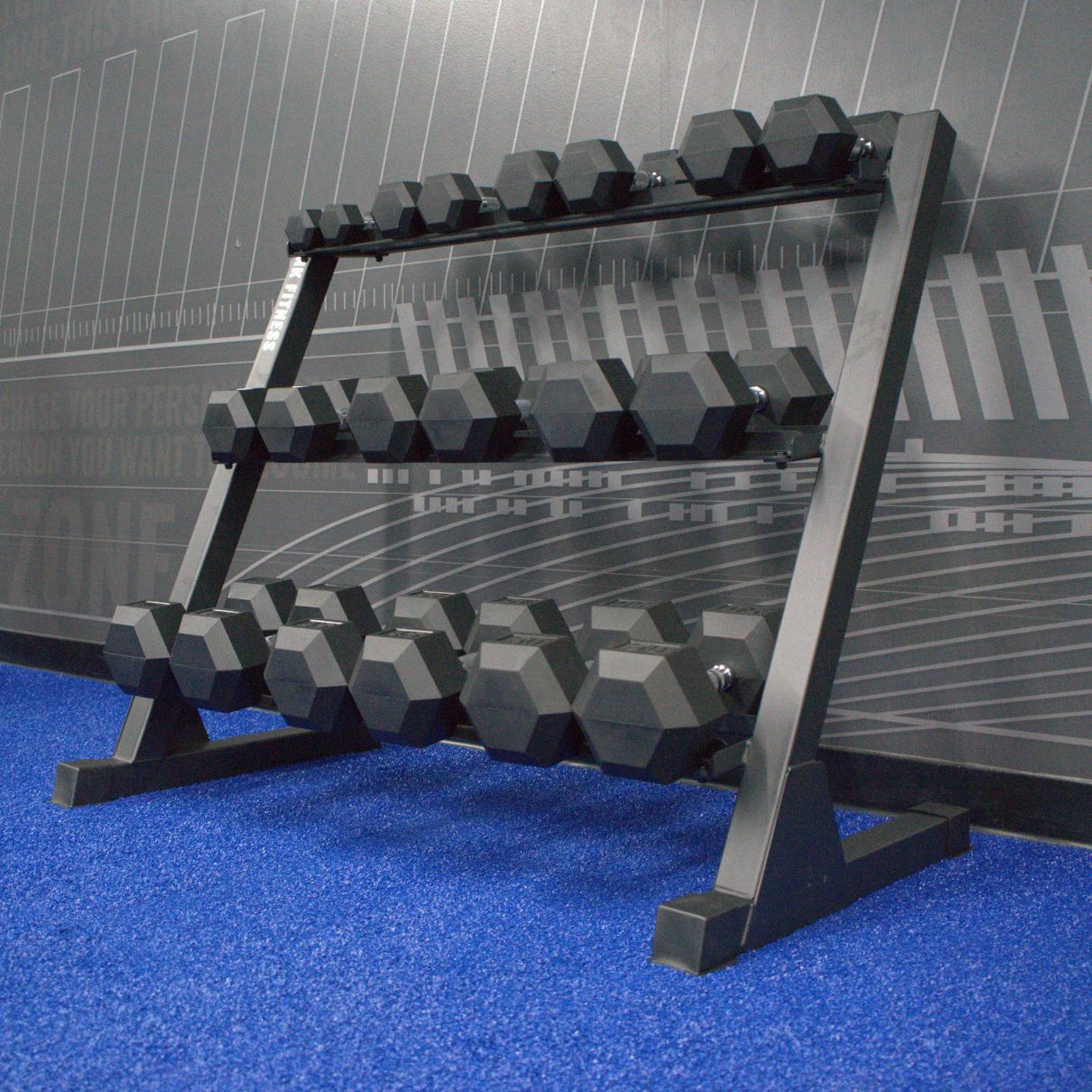 Gronk Fitness 3-Tier Dumbbell Rack Gronk Fitness Products Dumbell racks, power block stand, plate and bar storage, kettlebell racks, ball racks 4_eh4a4x