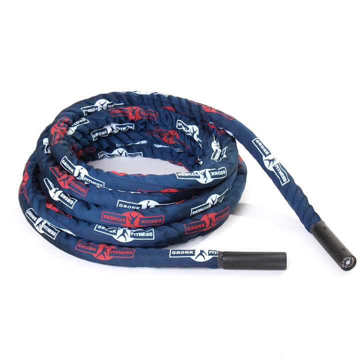 Gronk Fitness Battle Rope with Sleeve - 50' - Discontinued
