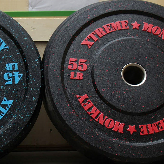 XM Fitness Crumb Rubber Bumper Plates XM Fitness Variant(s) - LBWeight 55-2-crumb_27211ae4-607d-4386-a79a-3aedc5037f10