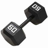 Gronk Cast Hex Dumbbell - Black