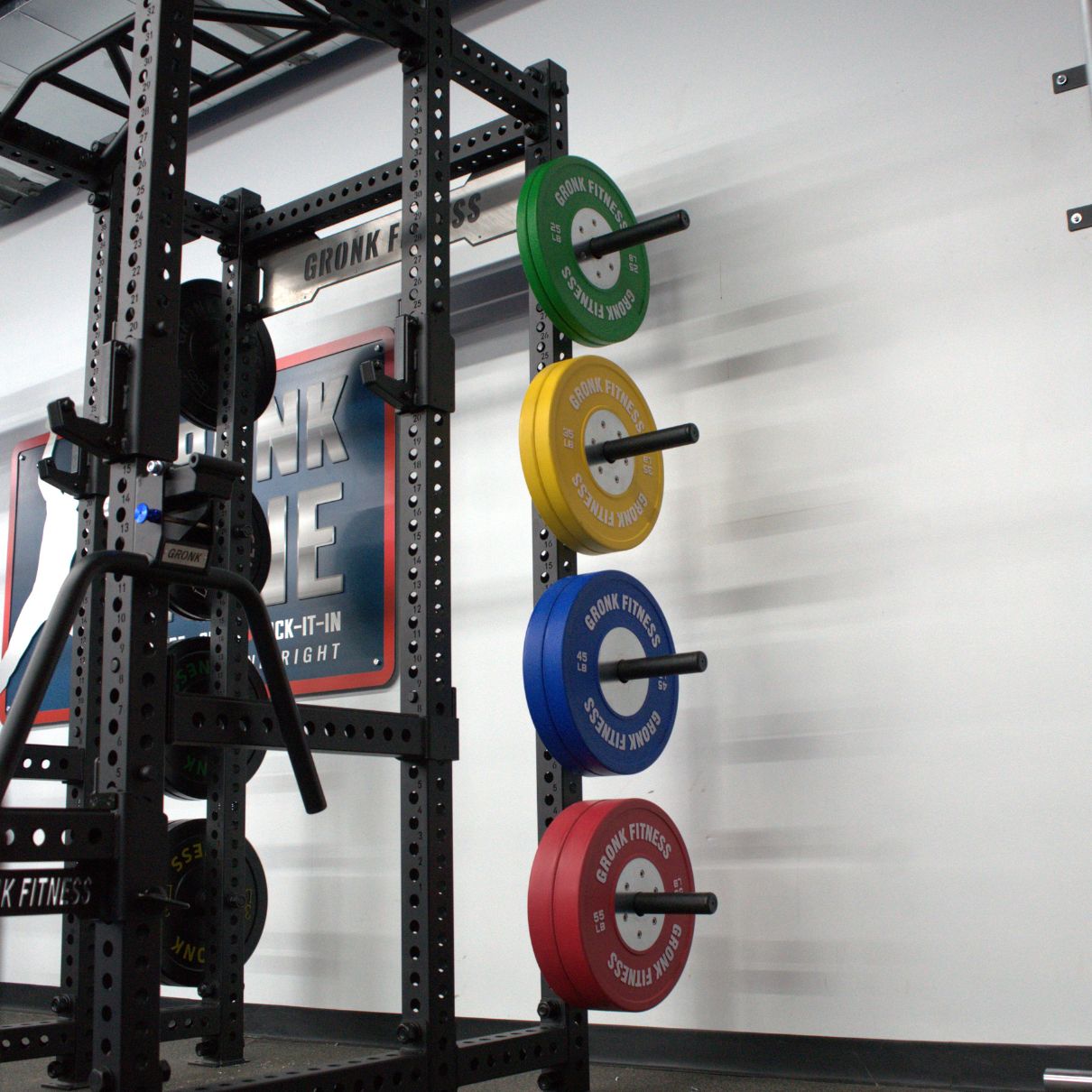 Gronk Fitness Gridiron Full Power Rack Gronk Fitness Products Racks, Elite (HDLHRL) 6_k6pkyi