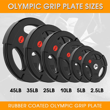 Premium Olympic Plates - Rubber Grip 25 lb G&G Fitness Equipment Variant(s) - LBWeight 743fab00-5b5c-ed11-834a-0af6a9949c45_2004-01_.
