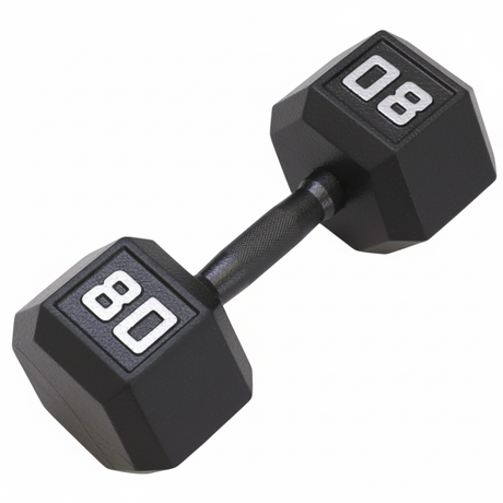 Gronk Cast Hex Dumbbell - Black
