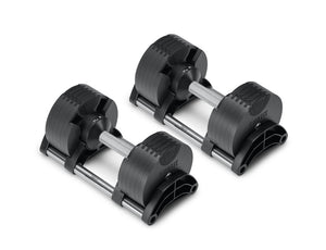 NÜOBELL 50lb Adjustable Dumbbell Set