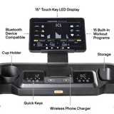 Inspire Series T5 Treadmill with 15 inch LED Display Inspire Treadmills under 350lbs Centr-T5-TabletHolder-1200x1200