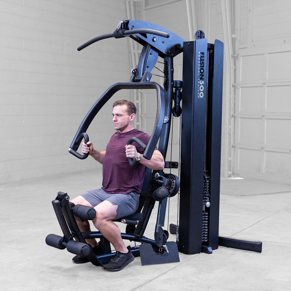 Body Solid - Fusion F500B Gym Body Solid Home Gym, Large; additional functionality. More than 5 functions. Subject to interpretation F500B_0O2A0092-1028__78151