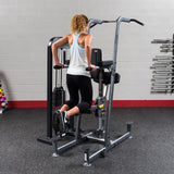 Body Solid FCD-STK Pro Select Weight Assist Chin-Up Dip Body Solid Home Gym, Small; Single stack or a-frame double stack (functional trainer). 5 functions or less FCD-STK_Exercises-29__33367.1735662094