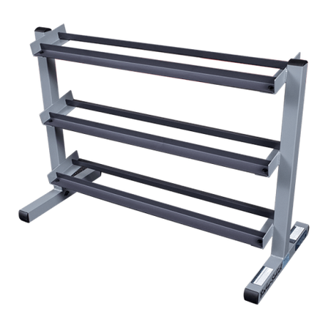 Body Solid GDR363 3-Tier Dumbbell Rack - Final Stock Body Solid Dumbell racks, power block stand, plate and bar storage, kettlebell racks, ball racks GDR363_DSF6409-master_600px-480x480