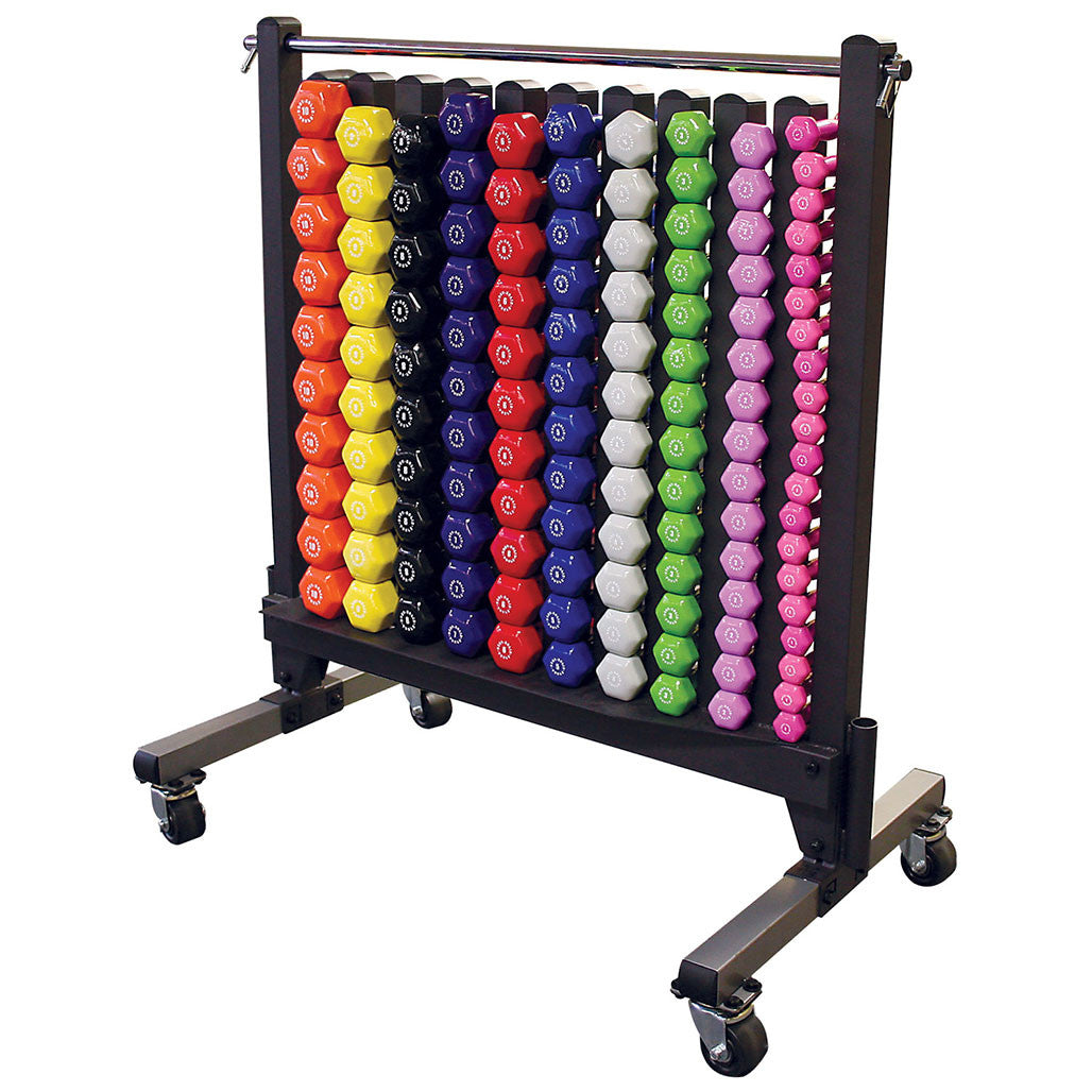 Body Solid - GDR500 with Vinyl Dumbbells, Package Body Solid Dumbell racks, power block stand, plate and bar storage, kettlebell racks, ball racks GDR500-PACK-1028px__40236.1735668115