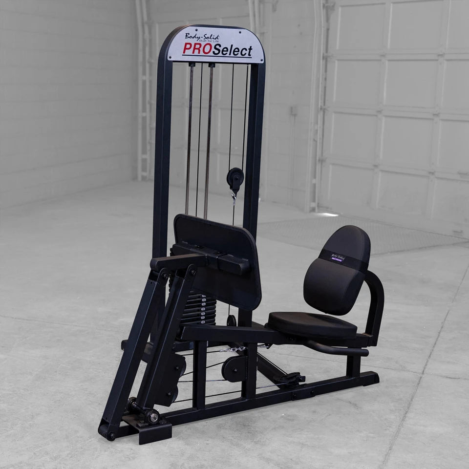 Body Solid GLP-STK Pro Select Leg Press Body Solid Selectorized, single stack, assembly required GLPB-with-STK_0O2A4643-1028__03420.1775755631