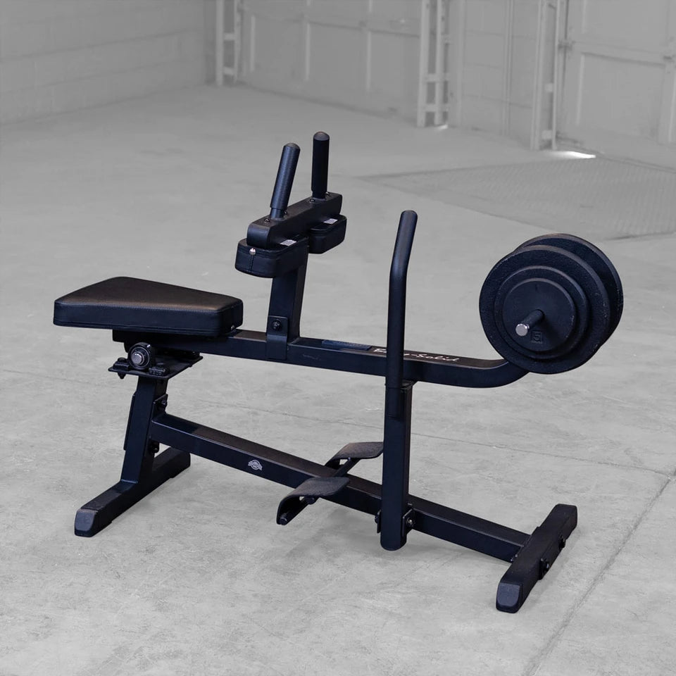 Body Solid GSCR349B Seated Calf Raise Body Solid Modular; preacher curl, vkr, ab, roman chair GSCR349B_0O2A4570-1028__79711.1775832760