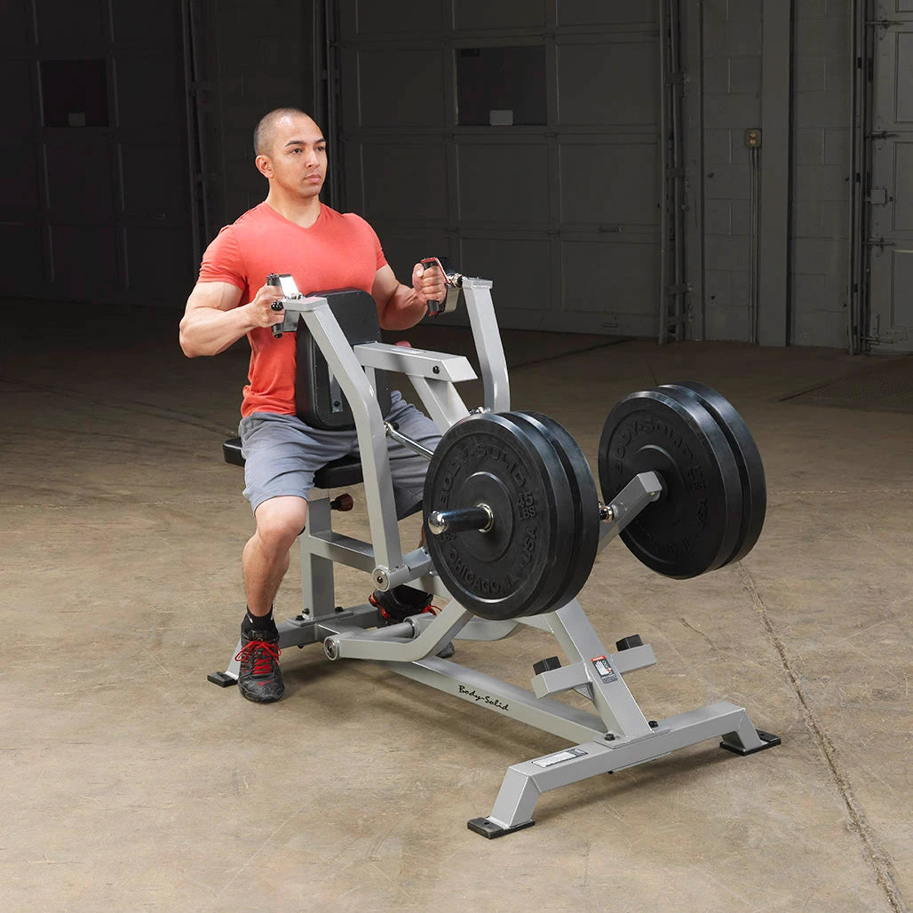 Body Solid LVSR Leverage Seated Row Body Solid Selectorized, single stack, MTS, Hammer, assembled LVSR_0011_1028__75543.1772487886