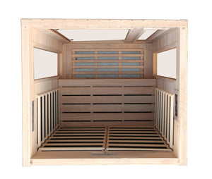 Pro 6 Madison 1-2 Per Near Zero EMF FAR Infrared Sauna