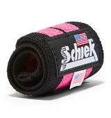 Schiek 12inch Heavy Duty Wrist Wraps (Pink)