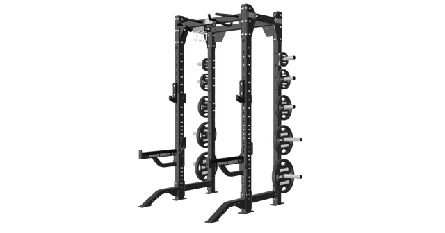 Hammer - HD Elite iD Custom Anvil Plate - Side A Hammer Strength Rack Addon Bolton Racks-HD-Elite-ID-Half-Rack-1