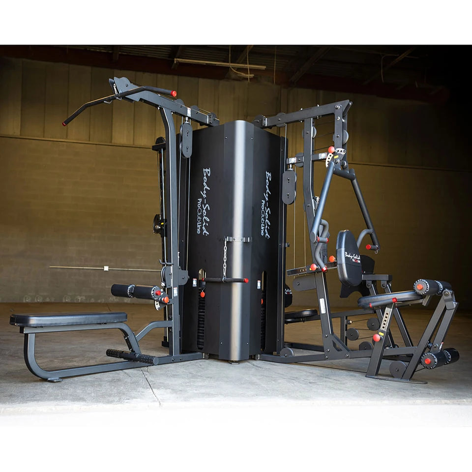 Body Solid S1000 Four-Stack Gym Body Solid Extreme Gyms EXM3000LPS, FSF3 S1000-outdoors-IMGL8068__08424.1745508025