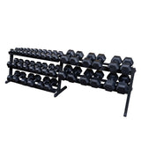 Body-Solid Dumbbell Rack (Black) Body Solid Dumbell racks, power block stand, plate and bar storage, kettlebell racks, ball racks body-solid_dumbbell-rack-copy_view-4_9ab2f2ac-a7f6-4c3c-8f76-718180a9d07e