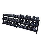 Body-Solid Dumbbell Rack (Black) Body Solid Dumbell racks, power block stand, plate and bar storage, kettlebell racks, ball racks body-solid_dumbbell-rack-copy_view-5_ac3e32b2-78e3-4fb8-8f74-328a6381287d