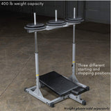 Powerline Vertical Leg Press | PVLP156X Body Solid Modular; preacher curl, vkr, ab, roman chair body-solid_powerline-vertical-leg-press-pvlp156x_view-2