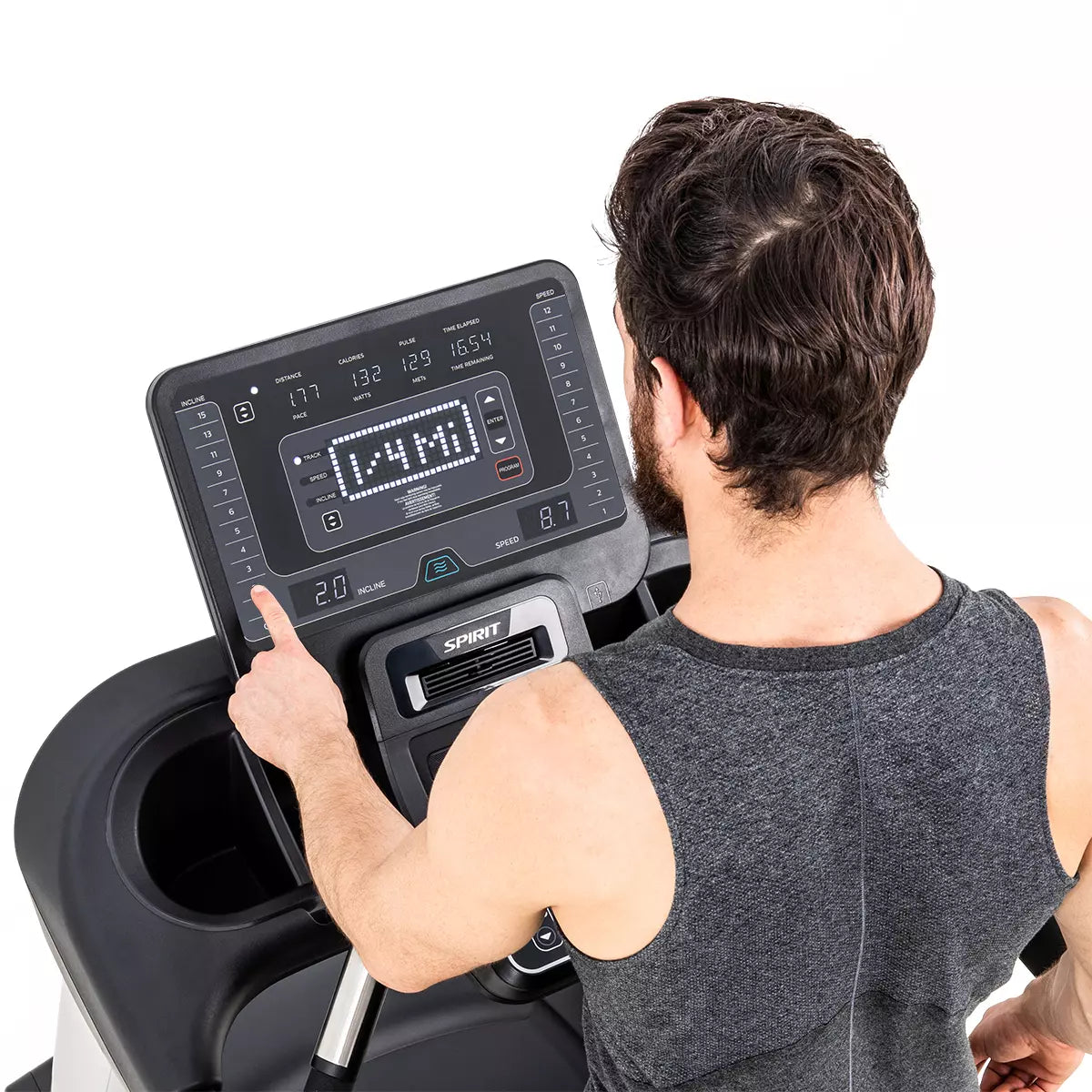 Spirit CT800 Treadmill - Final Stock Spirit Treadmill; Residentail Commercial Frame over 350lbs display_direct_incline_jpg_93e210d2-c944-4176-8798-1f2b24378318
