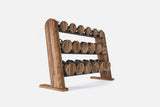 Nohrd DumbBells Set Walnut NOHrD Dumbbells dumbbells-nussbaum-grey-walnut