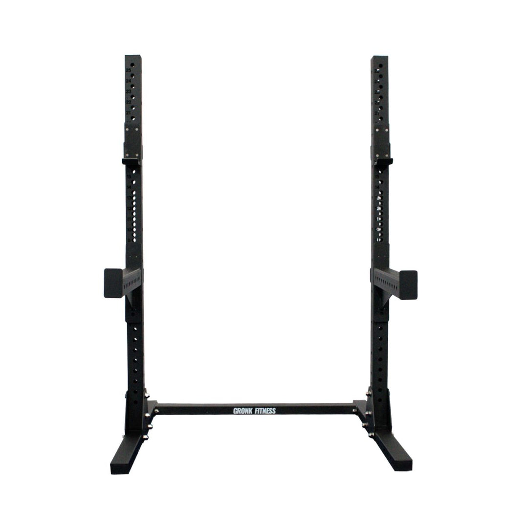 Gronk Fitness Squat Stand close-up of J-Hooks